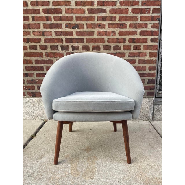 1960s Fully Redone Milo Baughman for Thayer Coggin Accent Chair For Sale - Image 9 of 12
