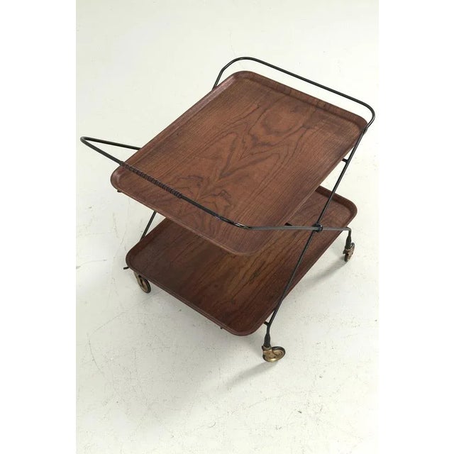 Vintage Service Trolley by Paul Nagel For Sale - Image 10 of 11