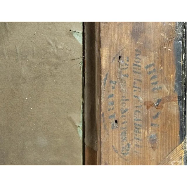 Marie Thelika Rideau Paulet, Parc Monceau, 19th Century, Watercolor, Framed For Sale - Image 10 of 11