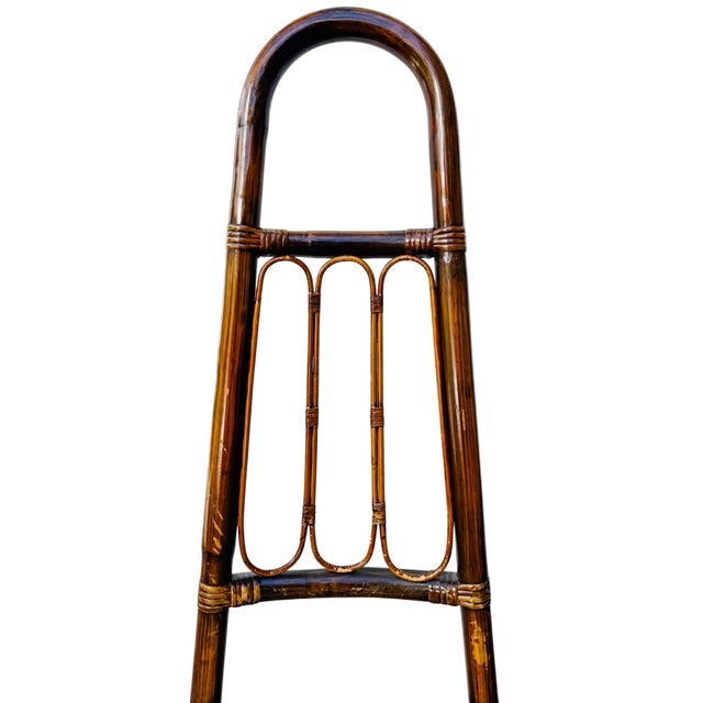 1960s European High Back Bamboo & Rattan Dining Chairs - Set of 6 For Sale - Image 9 of 18