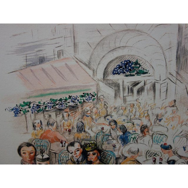 Moise Kisling, Paris, Café Des Sirènes, Lithograph For Sale - Image 5 of 6