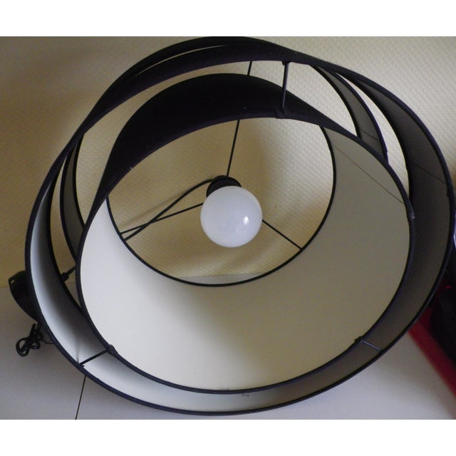 Large Black Hallway Pendant Light, 1990s For Sale - Image 12 of 13
