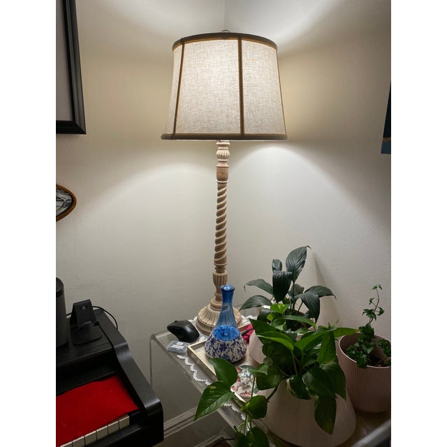 Shabby Chic French Country Ballard Designs Handcrafted Table Buffet Lamp Chairish