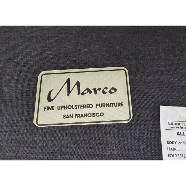 1980s Modern Channel-Back Leather Sofa by Marco San Francisco For Sale In Charleston - Image 6 of 6