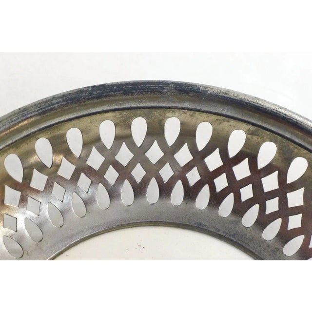 Late 19th Century Earthenware & Metal Bread Basket by Max Dannhorn, 1890s For Sale - Image 12 of 13