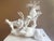 "Lobster Boy #4" by Robert Hechler from his 2026 exhibition "Babes in Lobster Land," featuring a series of porcelain...