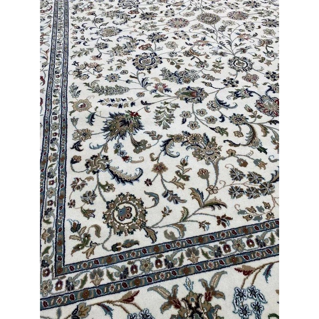 Handwoven Persian Style Area Rug 9x12 For Sale - Image 9 of 12