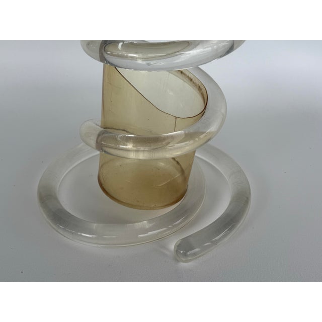 Late 20th Century Dorothy Thorpe Lucite Umbrella Stand For Sale - Image 5 of 7