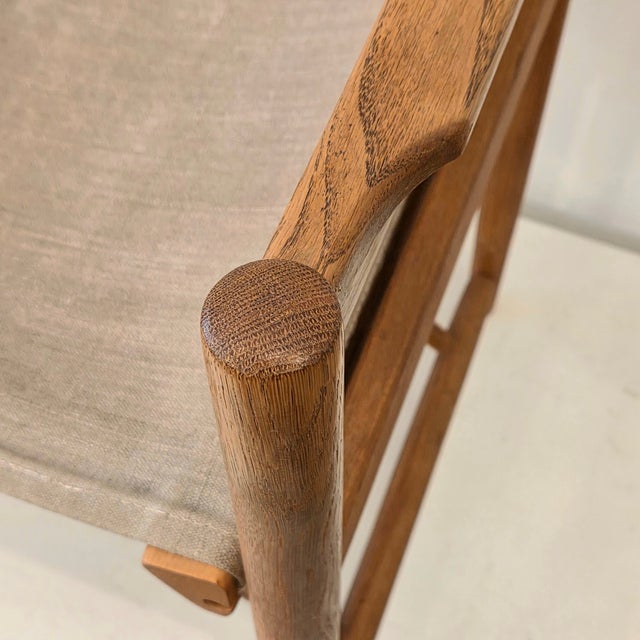 Beige Safari Chair by Kurt Culetto for Horgen Glarus, 1960s For Sale - Image 8 of 13