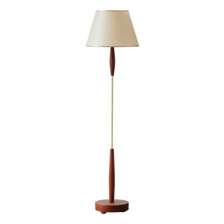Vintage Teak Floor Lamp, 1960s For Sale