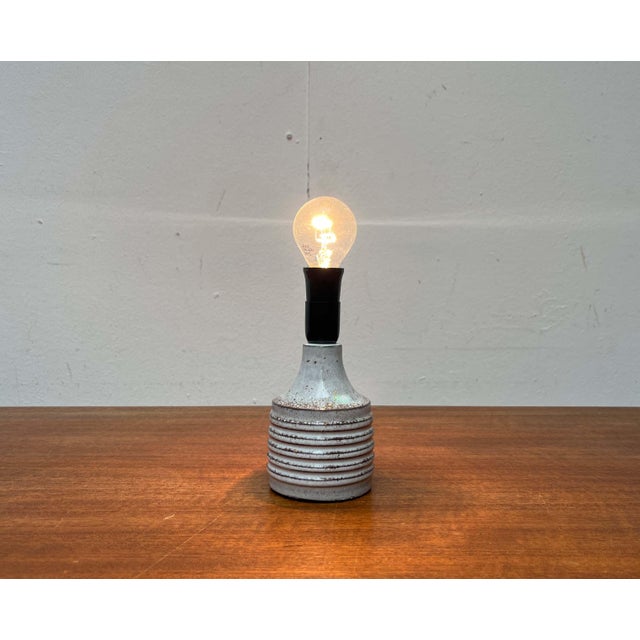 Mid-Century Modern Danish Studio Pottery Table Lamp from Axella, 1960s For Sale - Image 11 of 18