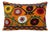 Tribal Embroidered Suzani Lumbar Pillow Cover 18'' X 26'' For Sale