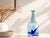 Decorative glass vase from the "Galaxy Blue" series, designed by Bertil Vallien for Kosta Boda in Sweden in the 1980s....