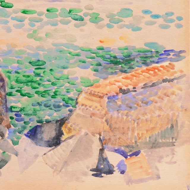 Modern 'California Coast' by William Gaw, Museum of Modern Art, Art Institute Chicago, California School of Fine Art, Los Angeles County Museum of Art For Sale - Image 3 of 10