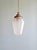 Art Deco Pendant Light in Faceted Transparent Satin Glass, 1920s For Sale - Image 3 of 14