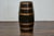 An English wooden barrel from circa 1900 with copper braces and transfer British Royal Coat of Arms. This charming English...