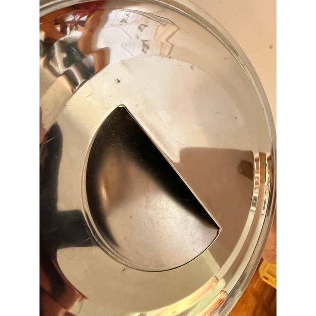 Glass Drink Dispenser with Metal Lid. Quilted appearance on the glass canister. 13"h x 8.5"w