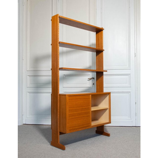 1960s Bookcase Shelves Parade by Kajsa & Nils Nisse Strinning, Denmark, 1960s For Sale - Image 5 of 7