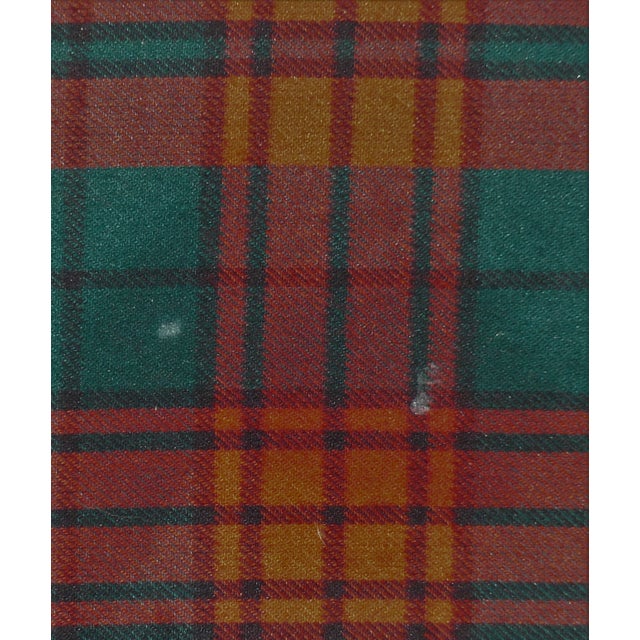 Red & Green Checkered Easy Chair, 1960s For Sale - Image 10 of 11