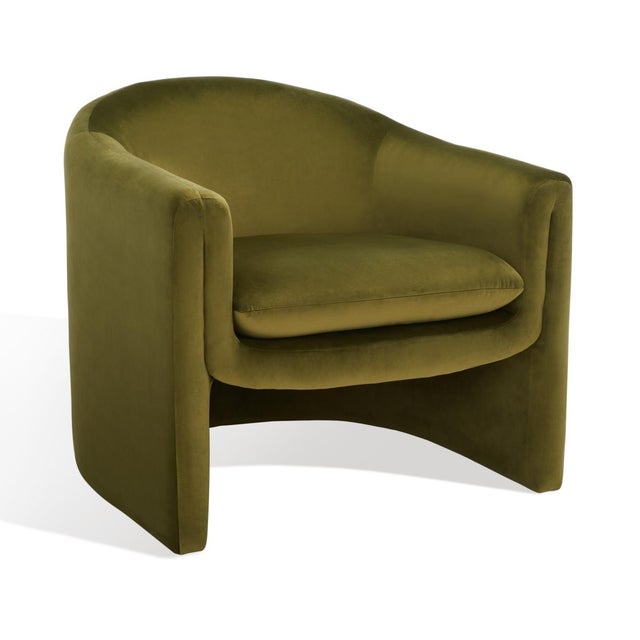 Laylette Accent Chair - Olive Green For Sale In Philadelphia - Image 6 of 8