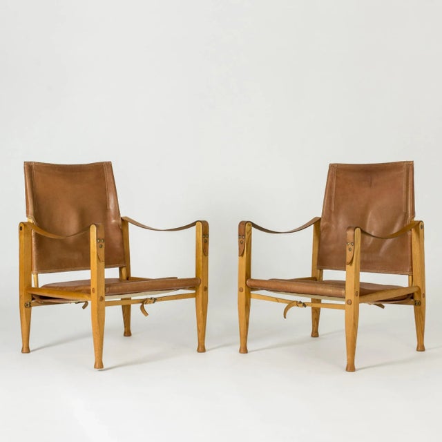 Set of Vintage Safari Armchairs by Kaare Klint, 1960s For Sale - Image 12 of 12