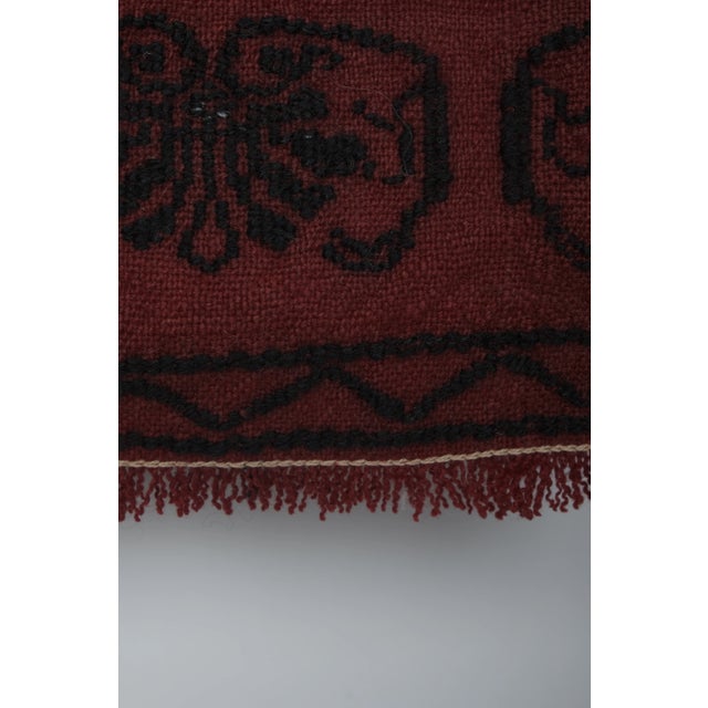 Textile 1960s Vintage Red Karapinar Kilim Rug 3'11'' X 5'3'' For Sale - Image 7 of 13