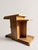 A French Modernist architectural side table and pedestal cabinet, dating to the 1930s or 1940s. Heavily influenced by the...