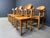 Wood Vintage Pine Dining Chairs, 1980s, Set of 8 For Sale - Image 7 of 11