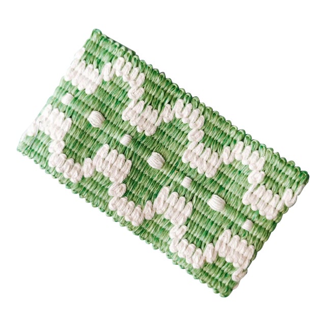 Summer in Crete 2.5" Tape Trim Barbados Green For Sale