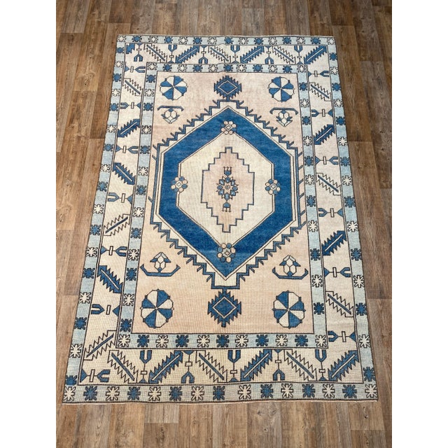 Bellwether Rugs Vintage Oushak Rug - 6'2" X 9'4" For Sale In Los Angeles - Image 6 of 6