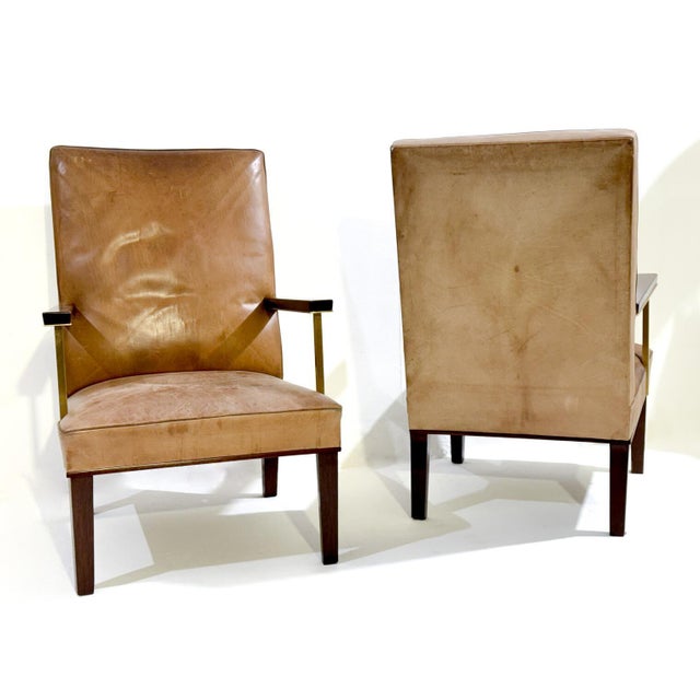 1950s Set of Mid-Century Modern Armchairs, 1950 For Sale - Image 5 of 6