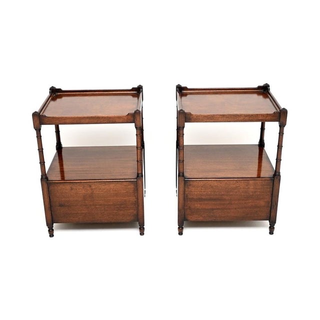 1930s Antique Georgian Side Tables, 1930s, Set of 2 For Sale - Image 5 of 12