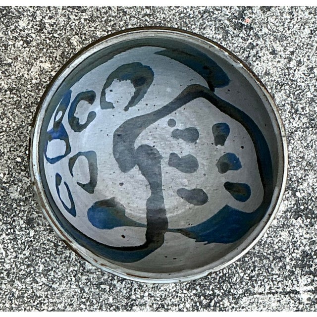 Vintage Original Studio Pottery Bowl For Sale - Image 9 of 12