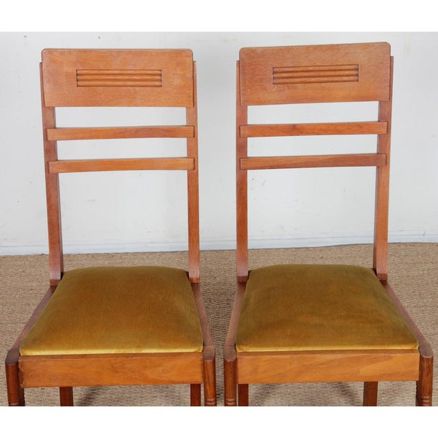 French Side Chairs, 1950s, Set of 4 For Sale - Image 10 of 10