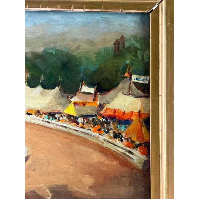 1920s C. 1920s Morgan Colt Impressionistic Oil on Panel For Sale - Image 5 of 11
