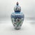 Handmade Ceramic Vizier Jar (30cm) Carved Relief Texture and Ottoman Red Tulips For Sale - Image 6 of 8
