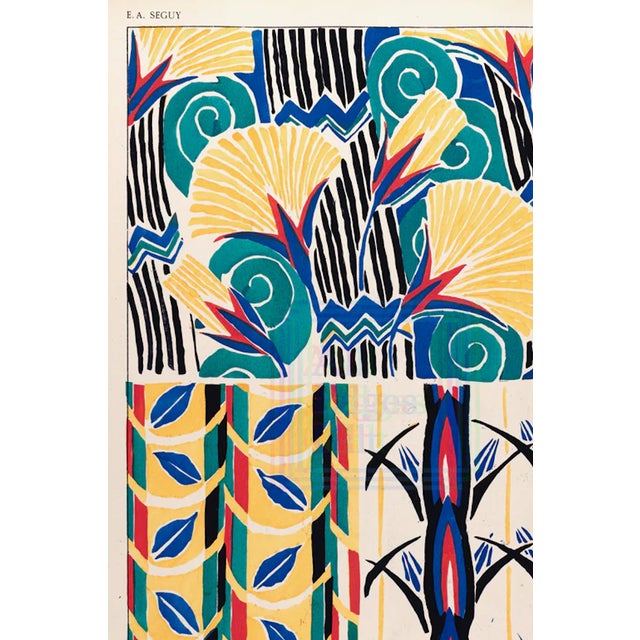 Art Deco Ea Seguy Suggestions Pour Étoffes Et Tapis, Plate 19 For Sale - Image 3 of 5