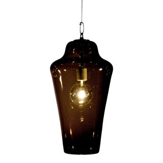 Lavra Pendant Light from the Versuvius Collection in Ink For Sale