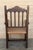 19th Century Spanish Colonial Altar Carved Armchairs With Cane Seat, Set of 4 For Sale - Image 9 of 12