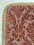 Textile Pair of Vintage Feather-Filled Damask Chair Cushions With Fringe Trim For Sale - Image 7 of 7