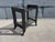 1980s Black Serving or Bar Cart From Mascagni, Made in Italy, Foldable For Sale In Miami - Image 6 of 15