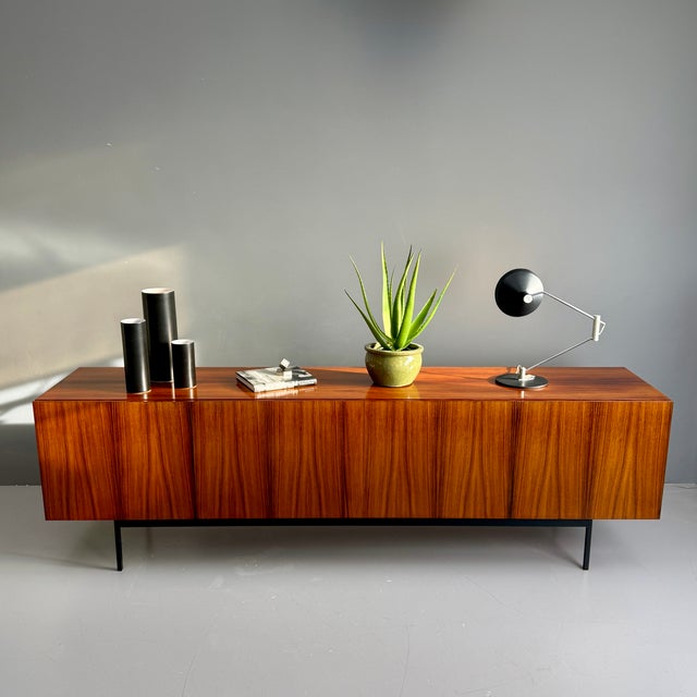 B40 Sideboard in Rosewood by Dieter Wäckerlin for Idealheim, 1961, in Restored conditions. Designed 1960 to 1969 This...