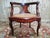 Brown Louis XV Style Caned Office Chair For Sale - Image 8 of 8