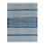 Rug & Kilim's Contemporary Dhurrie Rug in Dark Blue and White Stripes - 8x10 For Sale