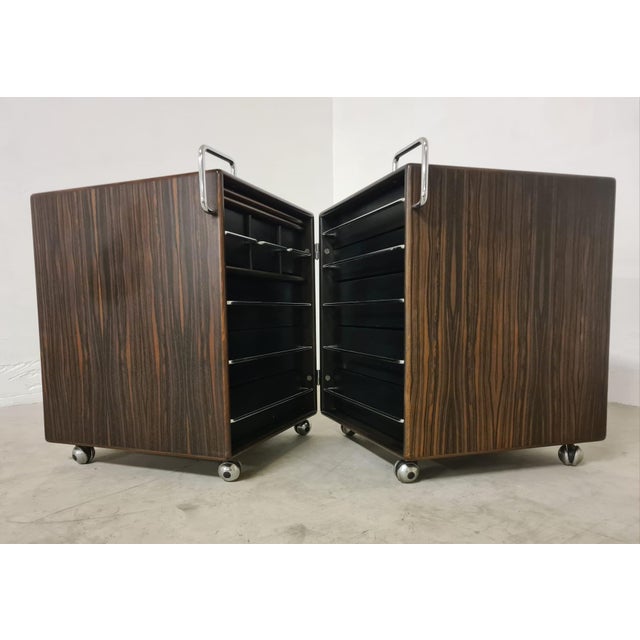 1970s Chest of Drawers with Mirror by Fabio Lenci for Bernini, 1970s For Sale - Image 5 of 18