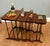 Gold Georgian Nest Tables in Mahogany, Set of 4 For Sale - Image 8 of 10