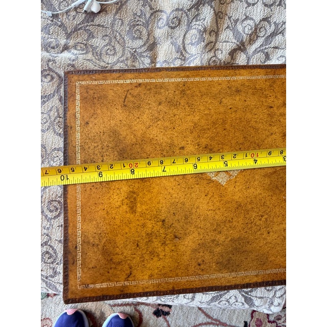 Brown Maitland Smith Leather Covered Book Box For Sale - Image 8 of 11