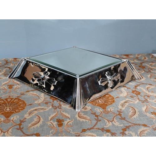 Art Deco Silver Plate Cake Stand, 1920 For Sale - Image 9 of 11