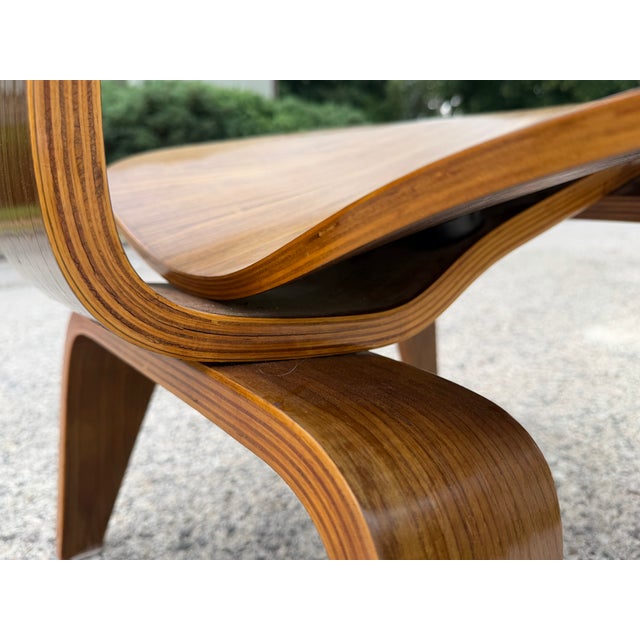 1960s Charles Eames Style Plywood LCW Lounge Chair For Sale - Image 12 of 12