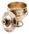 Silver Urn with Lion Heads Engraved with Rings For Sale
